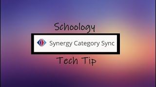 Tech Tip Synergy Category Sync Wealth