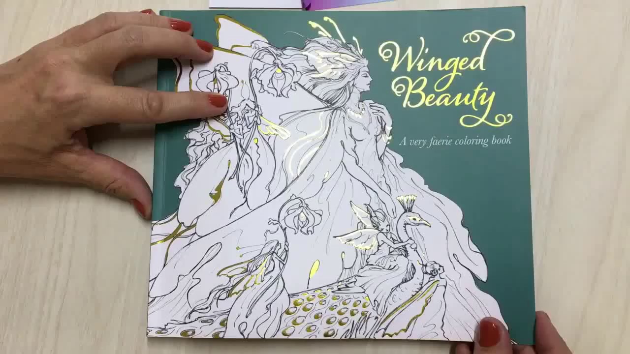 WINGED BEAUTY Coloring Book - YouTube - WINGED BEAUTY Coloring Book - YouTube