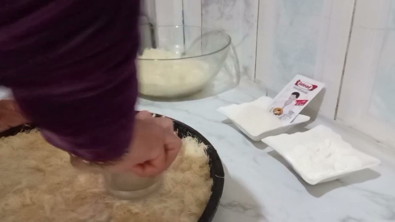 كنافة بالكريم كتجي ممتازة و خفيفة او طريقة بسيطة جربوها غتعجبكوم