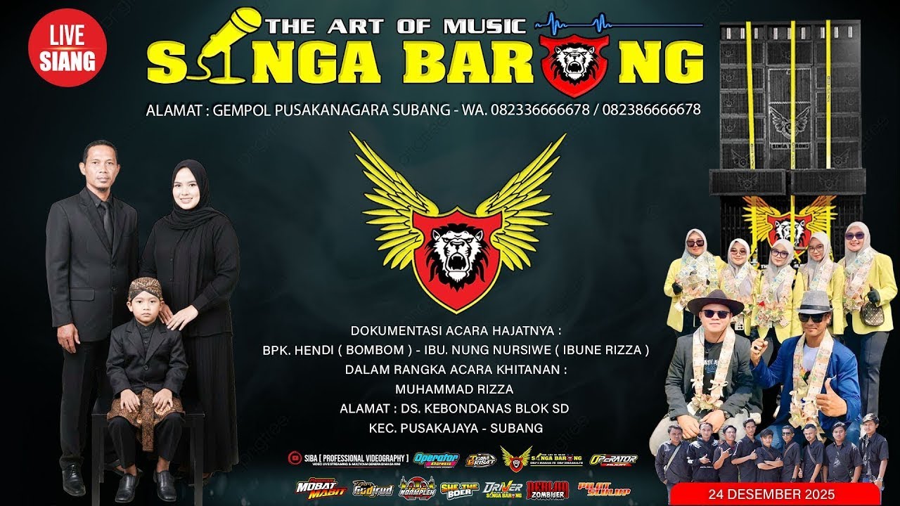 SINGA BARONG II BOLEH SAJA VOC. NADIA AIKO II 24 DESEMBER 2025 II KEBONDANAS