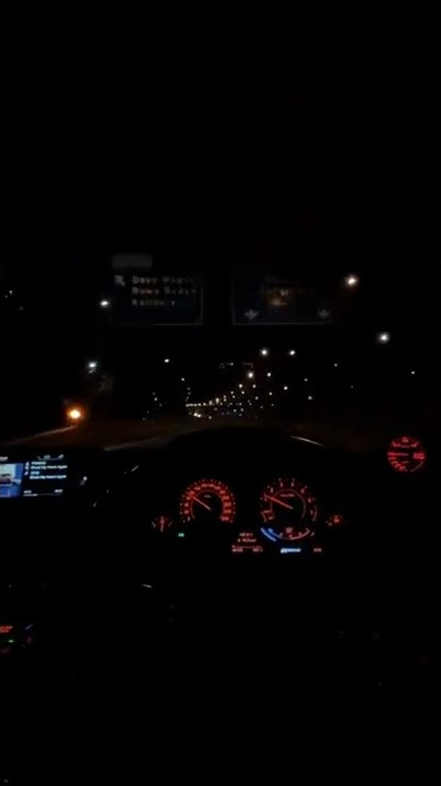 bawa bmw malam hari di tol