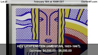 ROY LICHTENSTEIN (AMERICAN, 1923-1997).