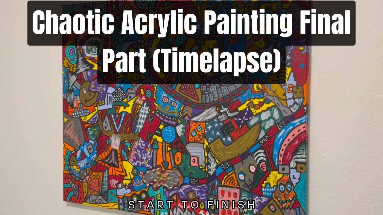 Acrylic Painting Timelapse Art Process | Satisfying Final Details - YouTube