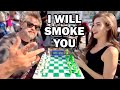 Chess trash talker says hell smoke me so i bet 100