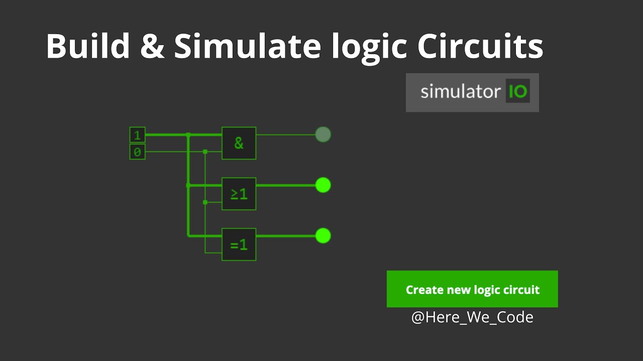 Build and Simulate Logic Circuit Online - YouTube