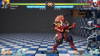 FIGHTING EX LAYER BETA (DEMO) - Garuda combo