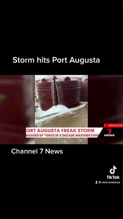 Storm hits Port Augusta, South Australia
