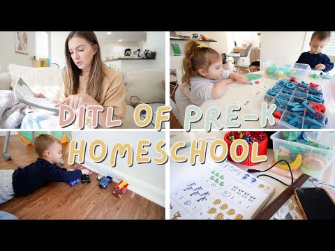 HOMESCHOOL DAY IN THE LIFE 💕🙃✏️ | PRESCHOOL AT HOME | KAYLA BUELL