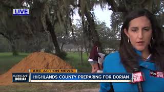 Highlands County preparing for Dorian