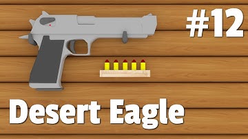 Blender - Low Poly Weapon Modeling | Desert Eagle #12