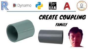 B16 - Tạo Couling (măng xông) | Create Family Coupling Revit | Kỹ sư giấy