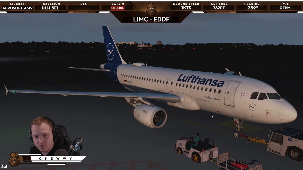 P3D v4.3] NEW Aerosoft Airbus Professional A319! | Departure at