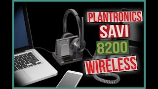 Poly Savi 8200 Wireless Headset System Overview