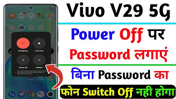 vivo v29 power off password setting,how to unlock the phone it power off vivo v29 5g