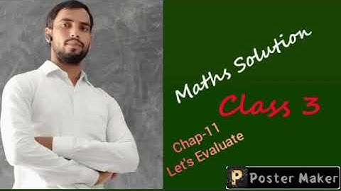 Viva Start up maths Solution class 3 Chap 11 Let