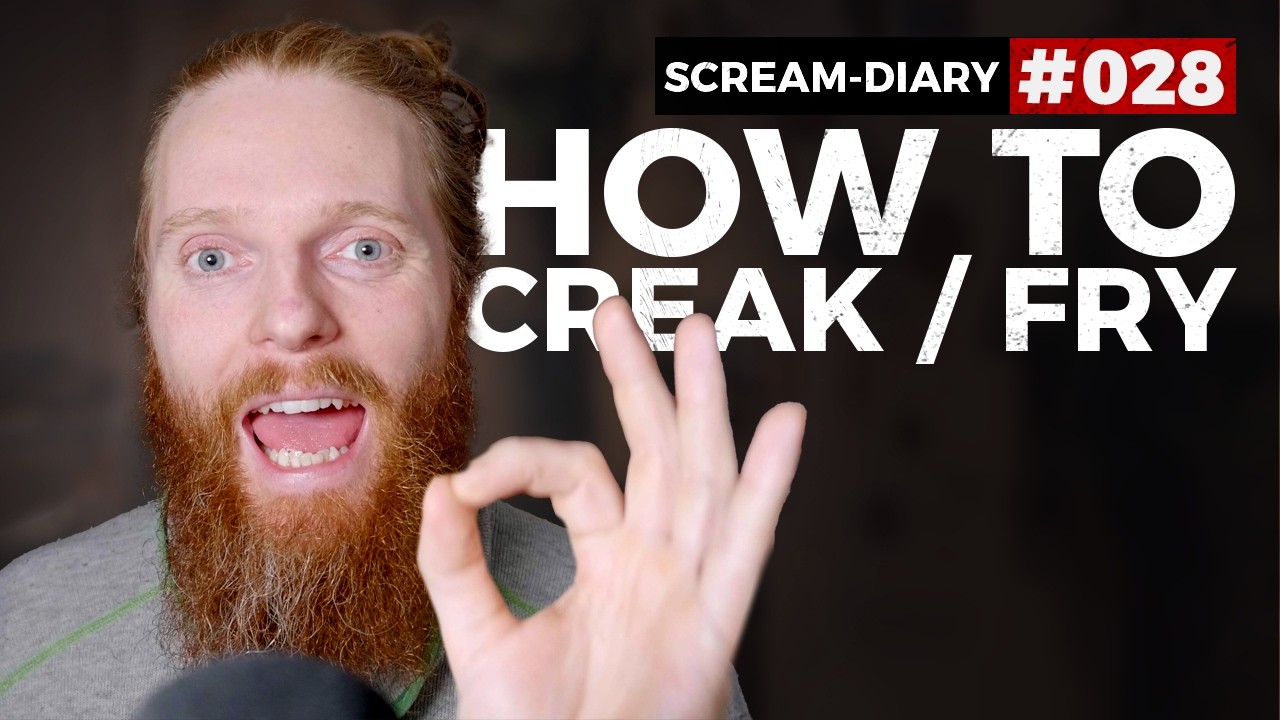 Ver 5 Methods how to find creak / vocal fry for fry screaming as a beginner | Screaming Diary – Part 28 en YouTube Ver 5 Methods how to find creak / vocal fry for fry screaming as a beginner | Screaming Diary – Part 28 en YouTube