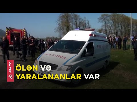 Lənkəranda ağır qəza, traktorla yük maşını toqquşub - APA TV