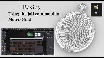 Matrix 9 to MatrixGold conversion Jali Command Making an oval pendant.