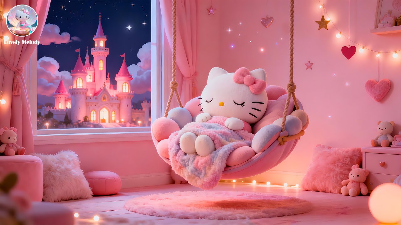 夜のリラックスピアノ🌙ハローキティの子守唄、心を静めて安らかに眠る