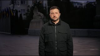 Звернення Володимира Зеленського наприкінці 1329-го дня війни