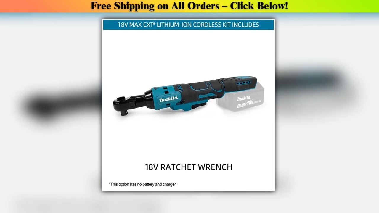 Makita Ratchet Right Angle Wrench Brushless Cordless Driver Multifunction Variable Speed Power