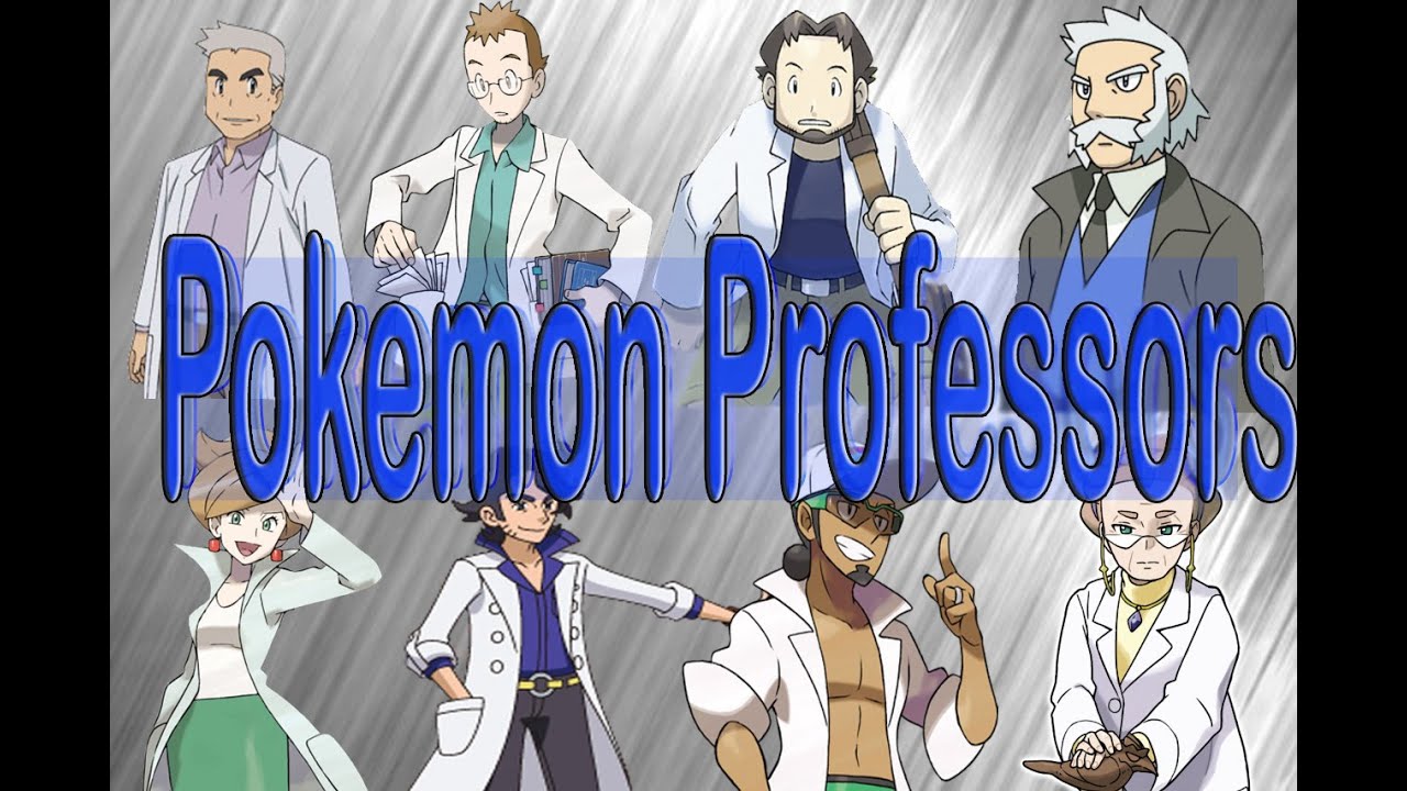 Pokemon Professors in every Generation
