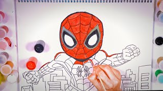 Who's Ready To Color With Baby Spidey? Fun Coloring Book Adventure!