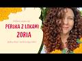 Peruka premium z burzą loków -Zoria