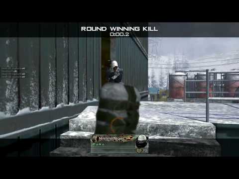 MW2: Triple kill Search & Destroy game winning kill