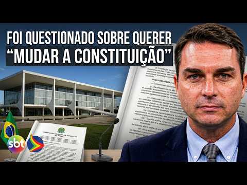Flávio Bolsonaro explains statement on wanting to "change the Constitution"
