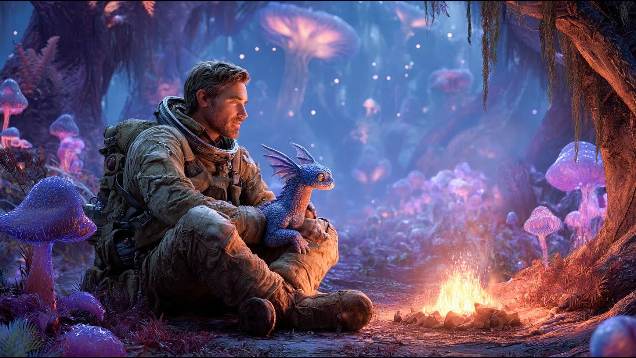 The Lost Human Lit a Fire to Warm Himself in The Forest—And a Baby Dragon Crawled Into His Lap | HFY