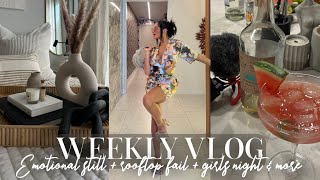 WEEKLY VLOG! EMOTIONAL STILL + ROOFTOP FAIL + GIRLS NIGHT + ERRANDS & MORE | ALLYIAHSFACE VLOGS