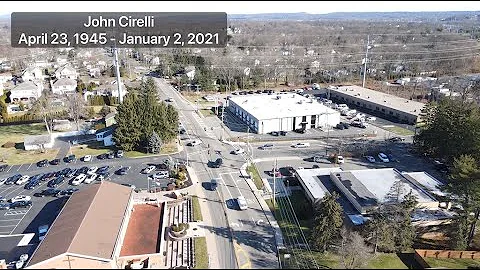 Police Escorted Procession for John Cirelli (4K)