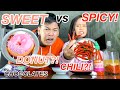 SWEET vs SPICY FOOD CHALLENGE!! (Umiyak si Chloe sa Anghang!!) | Grae and Chloe
