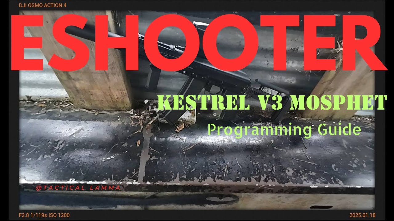 ESHOOTER KESTREL V3 Programming Guide