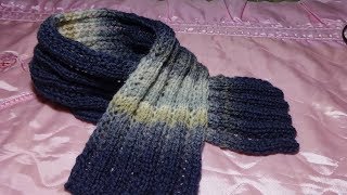 Ажурный шарфик на малыша вязание спицами Ажурный шарфик на малыша вязание спицами