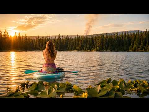 Solo Paddleboarding Near a Wildfire