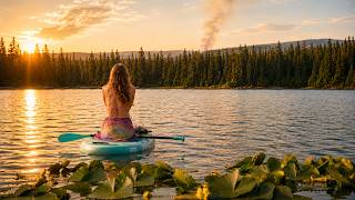 Solo Paddleboarding Near a Wildfire