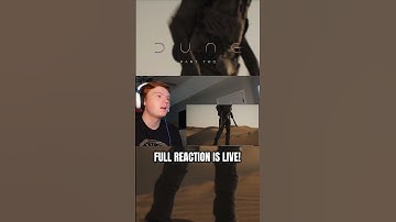 DUNE PART TWO TRAILER REACTION #dune #duneparttwo #timotheechalamet #zendaya #trailerreaction