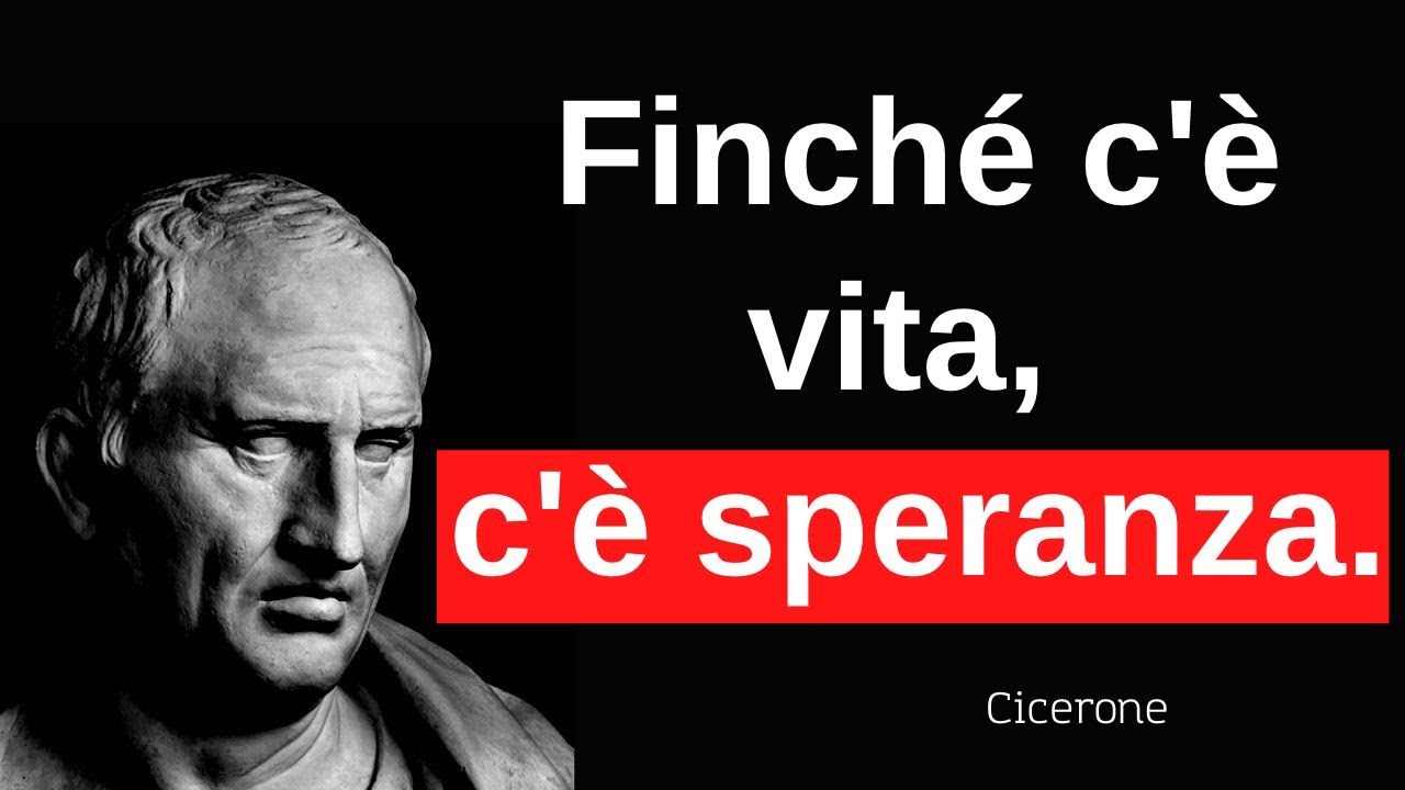 Frasi, citazioni e aforismi di Marco Tullio Cicerone - YouTube