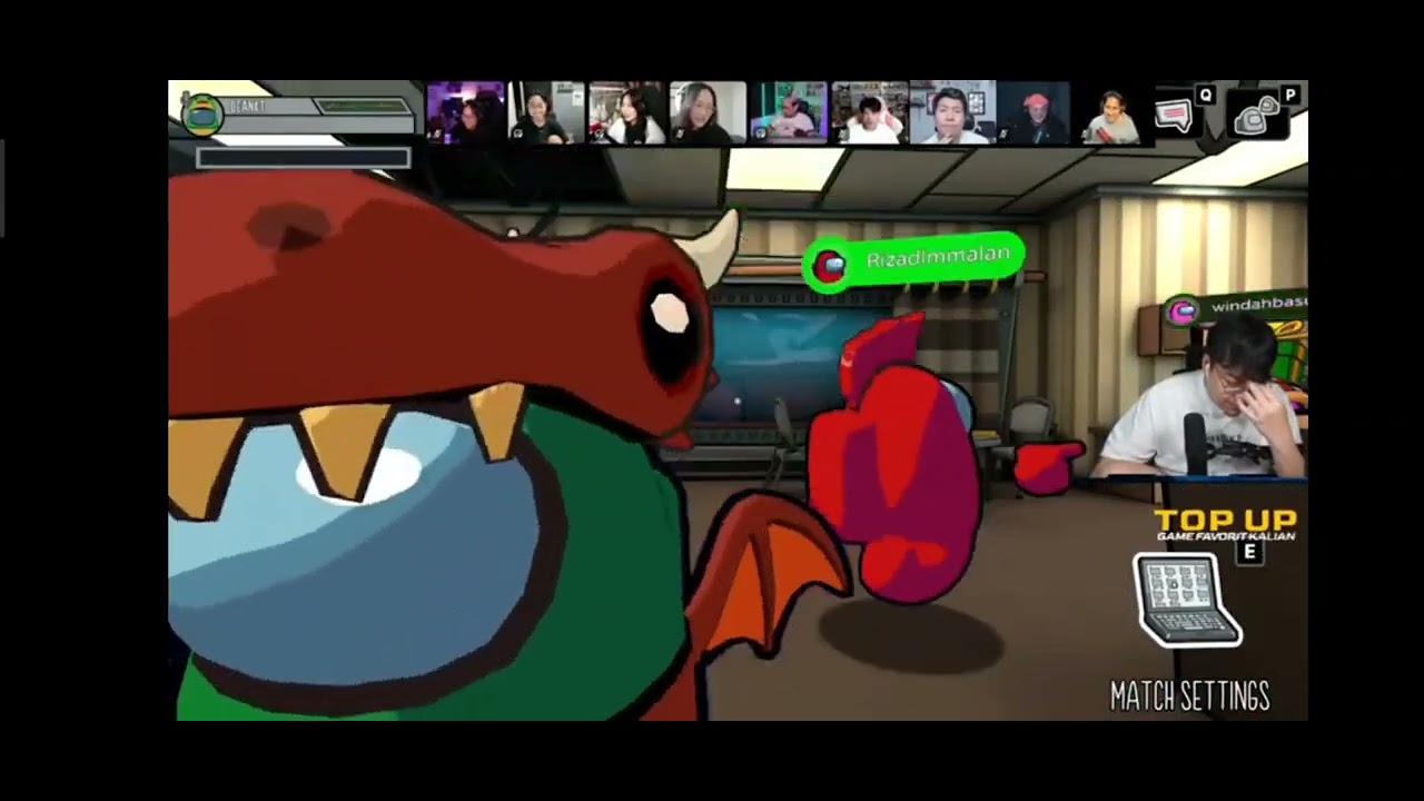 CLIP AMONG US WINDAH BASUDARA & DEANKT JADI KARTAP😂 PART 2