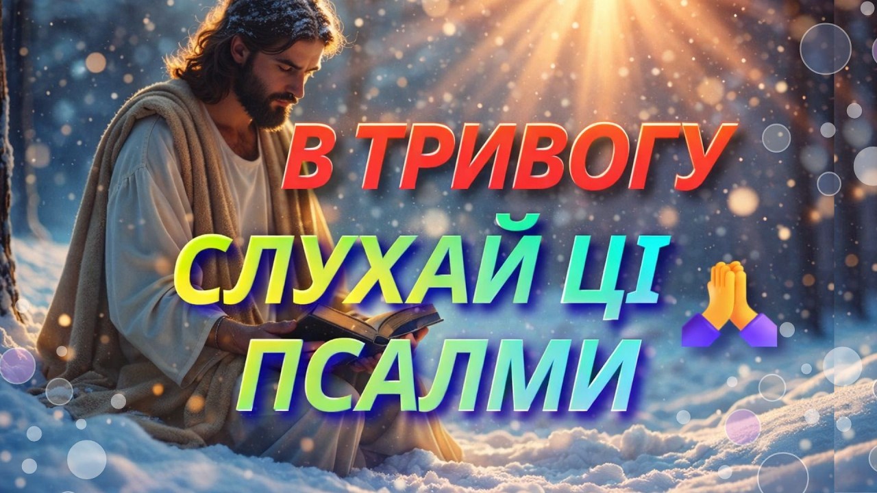 🔴 Коли темрява стискає серце… ✝️ Увімкни ці Псалми — Мир і Божий Захист 🙏