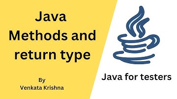 Java - Methods and return type