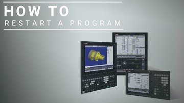 Mitsubishi CNC - M8 Series - How To - Program Restart