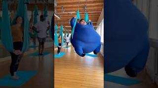 Wow This Aerial Yoga Is So Dangerous. Oooooooooops