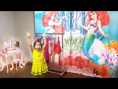 인어공주 방으로 바꿔볼까요?!! 서은이의 공주방 꾸미기 공주 침대 커텐 화장대 Decorating Mermaid Princess Room