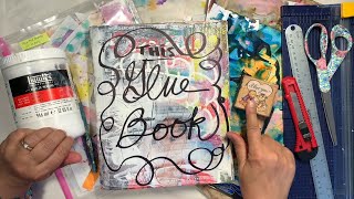 This Glue Book - Easy Painted Papers Strips Collage