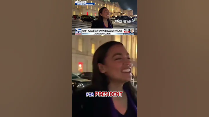 WATCH: AOC's BOLD response to taking on Vance in 2028 #foxnews #news #us #fox