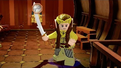 LEGO The Hobbit How to Unlock Elrond (Armoured) & Free Play Gameplay