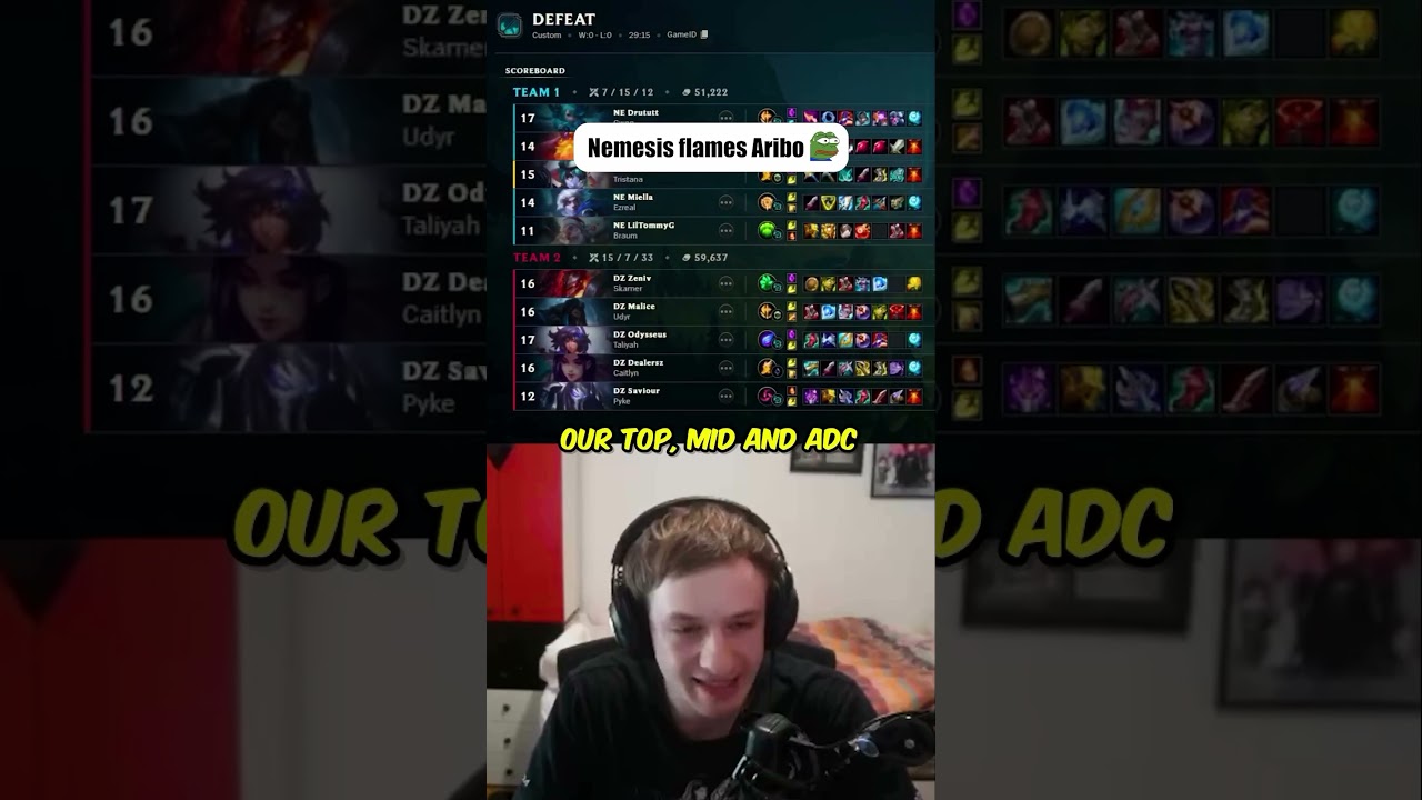 Nemesis balming Aribo😱 